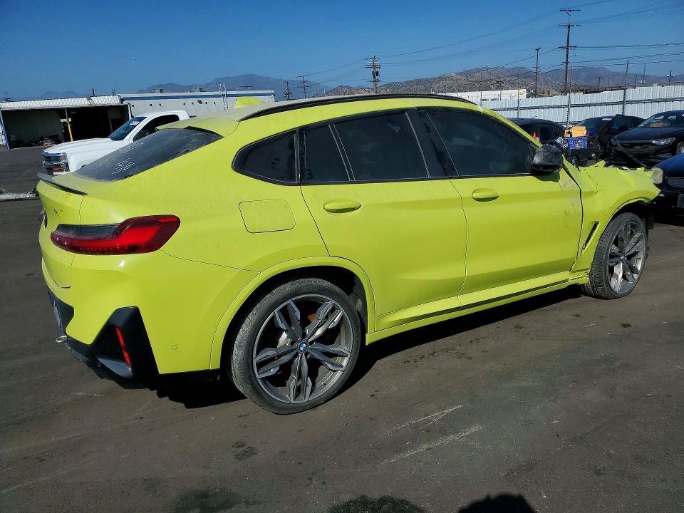 2023 BMW X4 m VIN 5YM23EC05P9T15821 COPART salvage auction — FRONT END, Ca - Salvage Certificate, sold $8,100 on 2026-07-29 (photo 3)