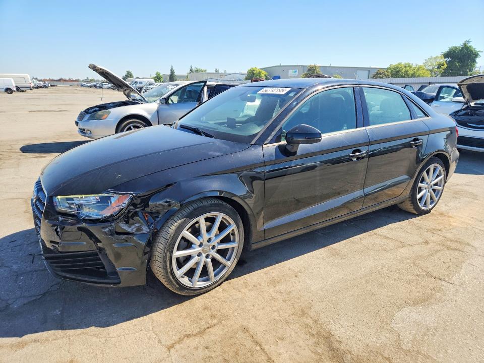 2016 Audi A3 VIN WAUB8GFF7G1063815 COPART salvage auction — FRONT END, Ca - Salvage Certificate, sold $3,600 on 2026-07-06 (photo 1)