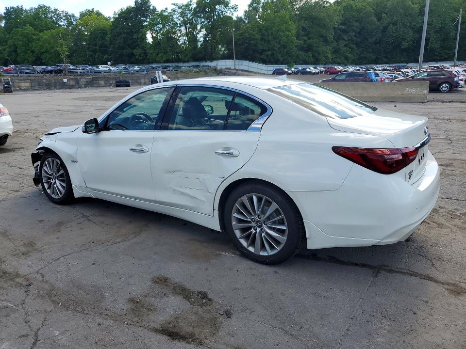 2018 Infiniti Q50 VIN JN1EV7AR7JM443367 COPART salvage auction — FRONT END, Ny - Mv-907A Salvage Certificate, sold $5,200 on 2026-07-02 (photo 2)
