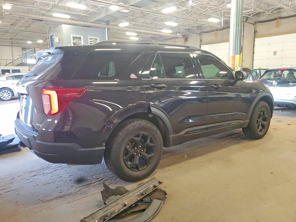 2024 Ford Explorer VIN 1FMSK8JHXRGA80171 COPART salvage auction — SIDE, Mn - Cert Of Title-Salvage, sold $8,700 on 2026-07-28 (photo 3)