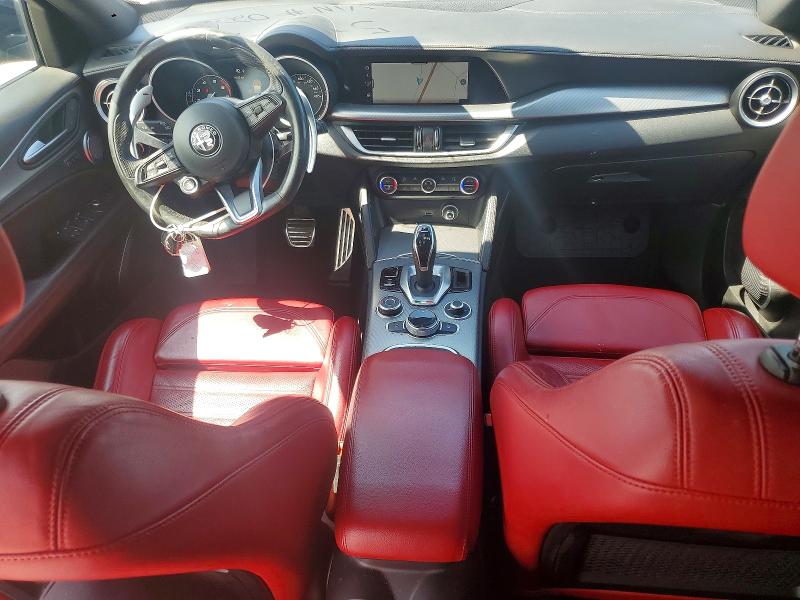 2022 Alfa romeo Stelvio VIN ZASPAKBN9N7D30239 COPART salvage auction — FRONT END, Nc - Salvage Certificate Of Title, sold $7,600 on 2026-07-16 (photo 8)