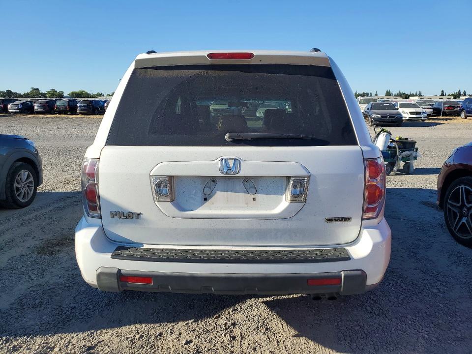 2008 Honda Pilot VIN 5FNYF18688B000390 COPART salvage auction — FRONT END, CA - SALVAGE CERTIFICATE, sold $650 on 2026-07-02 (photo 6)