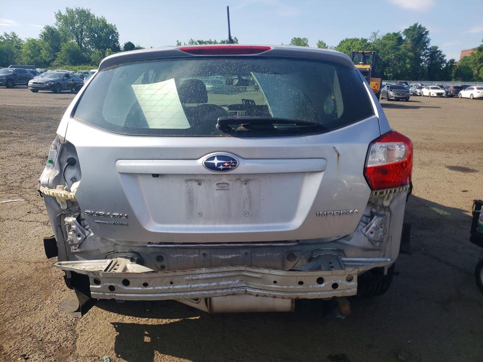 2016 Subaru Impreza VIN JF1GPAA60G8344240 COPART salvage auction — FRONT END, CT - CERT OF TITLE-SALVAGE, sold $475 on 2026-07-31 (photo 6)