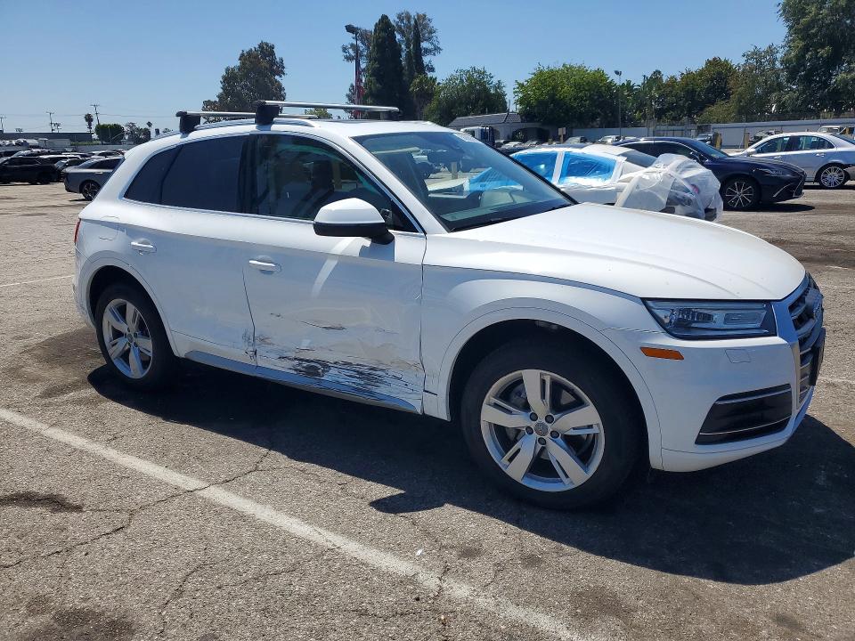 2019 Audi Q5 VIN WA1ANAFY0K2116874 COPART salvage auction — SIDE, CA - SALVAGE CERTIFICATE, sold $6,300 on 2026-07-28 (photo 4)