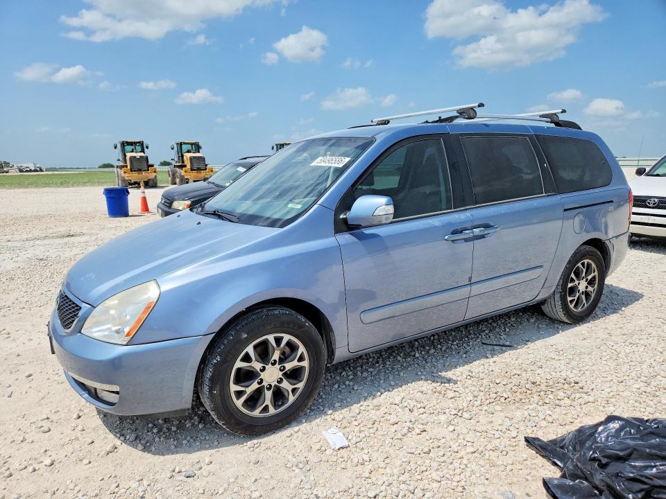 2014 Kia SEDONA VIN KNDMG4C73E6584590 COPART salvage auction — NORMAL WEAR, Tx - Certificate Of Title (P), sold $400 on 2026-07-09 (photo 1)