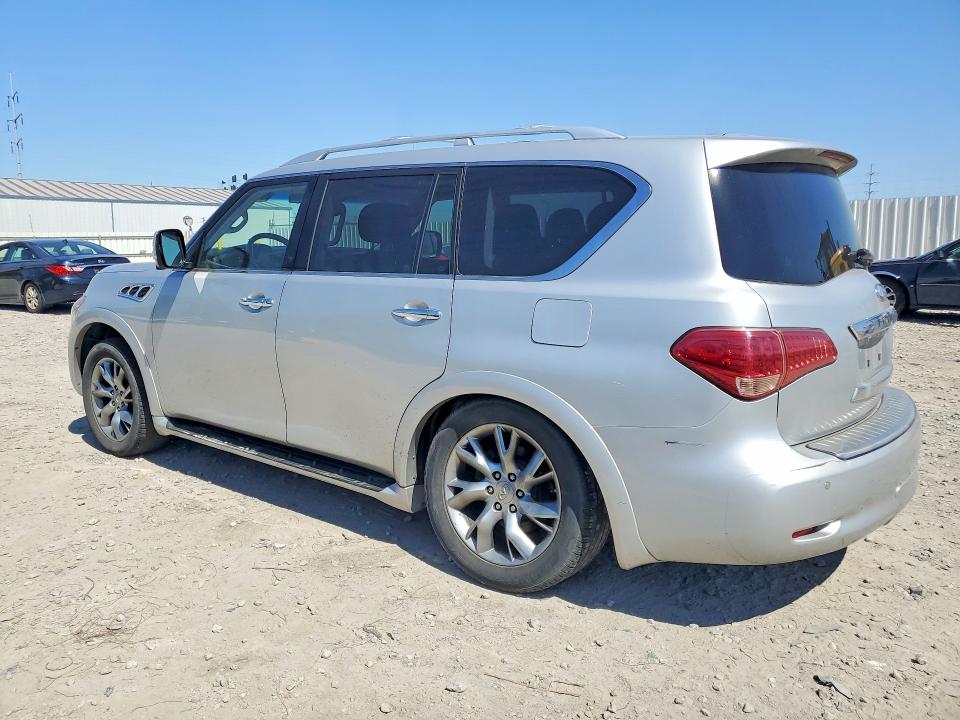 2012 Infiniti Qx56 VIN JN8AZ2NCXC9315563 COPART salvage auction — FRONT END, Oh - Certificate Of Title, sold $1,300 on 2026-07-10 (photo 2)