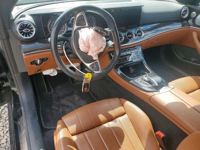 2018 Mercedes-benz E-klasse VIN WDD1K6GB8JF047452 COPART salvage auction — FRONT END, Nv - Salvage Title, sold $8,800 on 2026-07-30 (photo 8)
