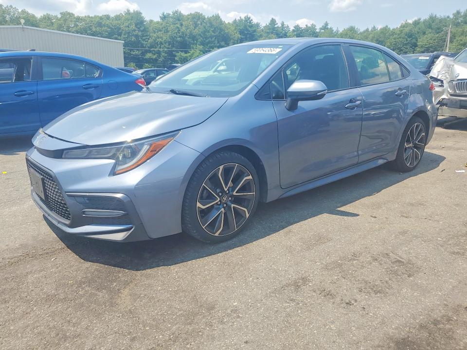 2020 Toyota Corolla VIN JTDP4RCE4LJ044290 COPART salvage auction — FRONT END, Ma - Cert Of Title-Salvage, sold $3,050 on 2026-07-28 (photo 1)
