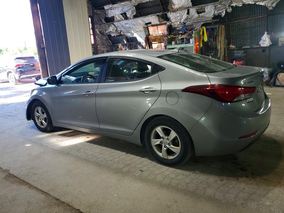 2015 Hyundai Elantra VIN KMHDH4AEXFU248975 COPART salvage auction — FRONT END, Ny - Mv-907A Salvage Certificate, sold $975 on 2026-07-15 (photo 2)