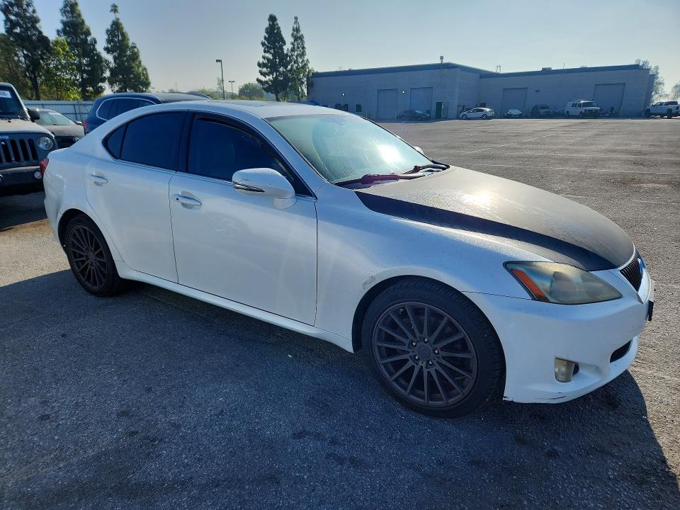 2009 Lexus Is VIN JTHBK262195086778 COPART salvage auction — SIDE, Ca - Salvage Certificate, sold $625 on 2026-07-14 (photo 4)