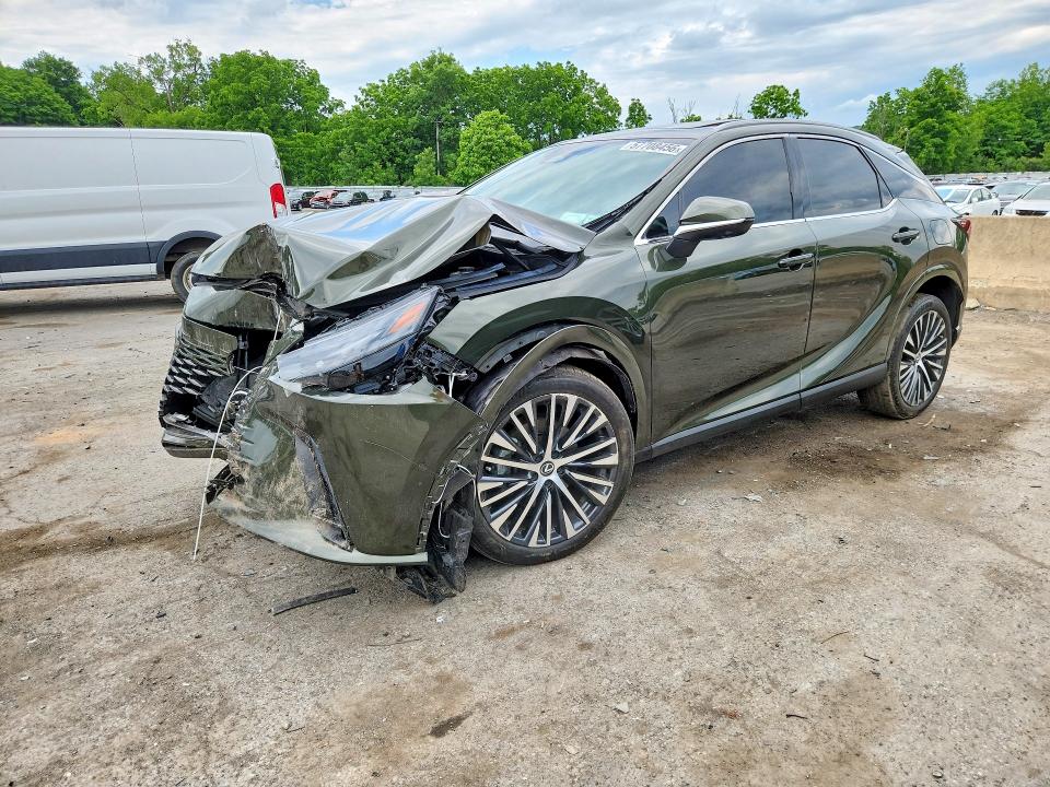 2023 Lexus Rx VIN 2T2BAMCA4PC030812 COPART salvage auction — FRONT END, NY - MV-907A SALVAGE CERTIFICATE, sold $18,000 on 2026-07-02 (photo 1)