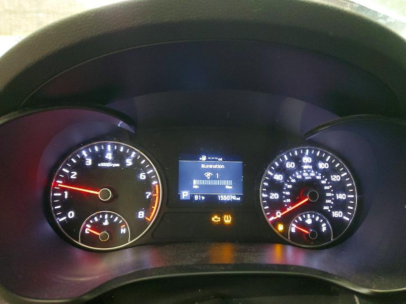 2019 Kia Optima VIN 5XXGT4L31KG357417 COPART salvage auction — FRONT END, MA - CERTIFICATE OF TITLE, sold $3,000 on 2026-07-31 (photo 9)