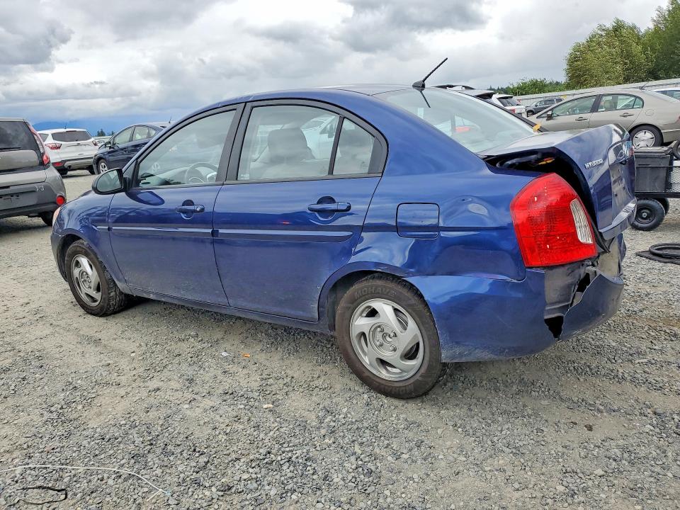 2009 Hyundai Accent VIN KMHCN46CX9U284102 COPART salvage auction — REAR END, Wa - Bill Of Sale, sold $225 on 2026-07-27 (photo 2)