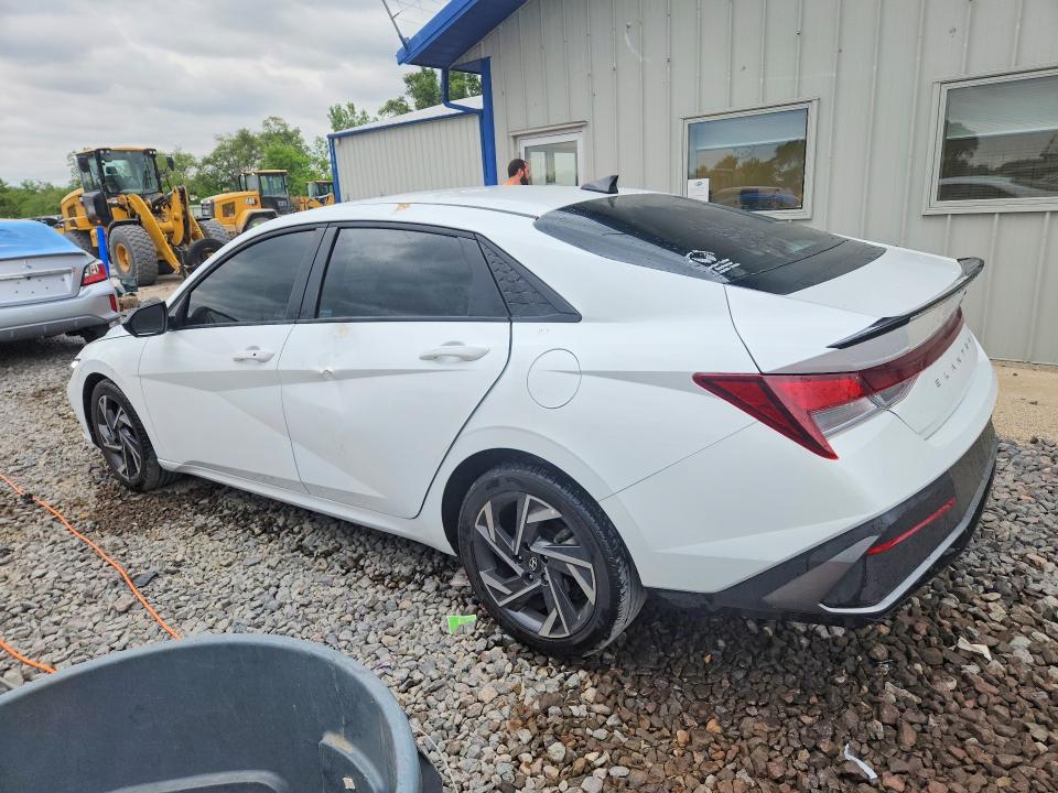 2025 Hyundai Elantra VIN KMHLM4DG5SU973155 COPART salvage auction — ROOF, Il - Salvage Certificate, sold $1,300 on 2026-07-27 (photo 2)
