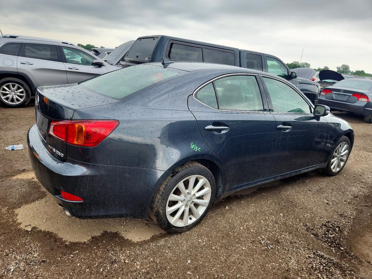 2010 Lexus IS 250 VIN JTHCF5C2XA5043981 COPART salvage auction — Front End, WV - SALVAGE CERTIFICATE, sold $1,250 on 2026-06-25 (photo 3)