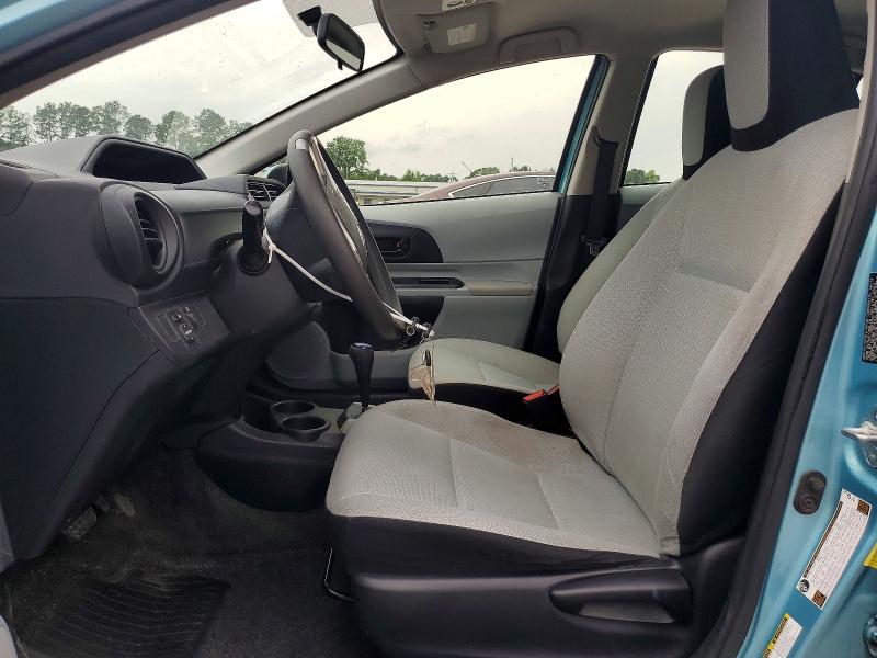 2014 Toyota Prius c VIN JTDKDTB3XE1074100 COPART salvage auction — REAR END, Sc - Cert Of Title-Salvage, sold $2,650 on 2026-07-13 (photo 7)