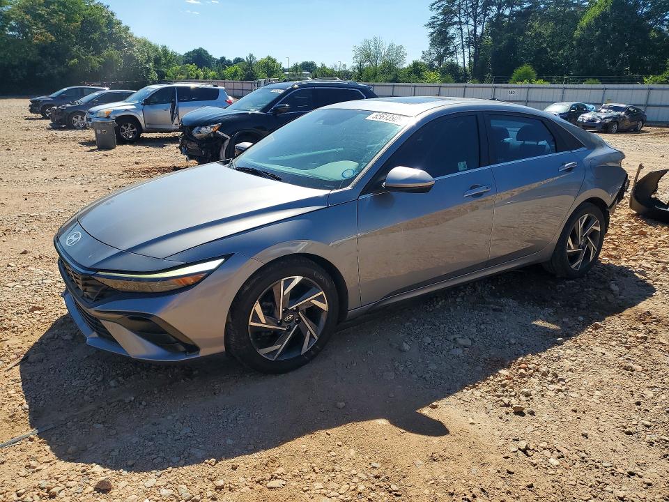 2024 Hyundai Elantra VIN KMHLS4DG7RU732858 COPART salvage auction — REAR END, Nc - Salvage Certificate Of Title, sold $3,200 on 2026-07-27 (photo 1)