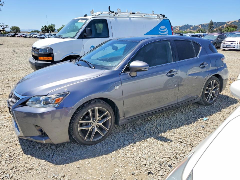 2015 Lexus Ct VIN JTHKD5BH2F2216151 COPART salvage auction — SIDE, Ca - Salvage Certificate, sold $3,450 on 2026-07-28 (photo 1)