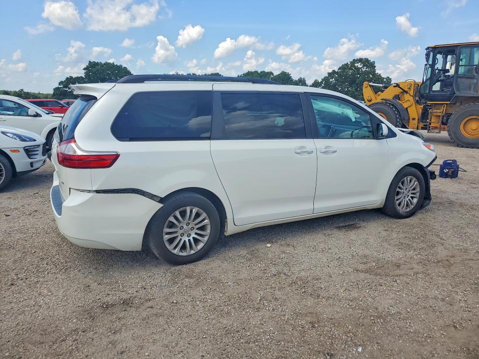 2017 Toyota Sienna VIN 5TDYZ3DC4HS802980 COPART salvage auction — FRONT END, Al - Cert Of Title-Salvage Title, sold $4,100 on 2026-07-30 (photo 3)