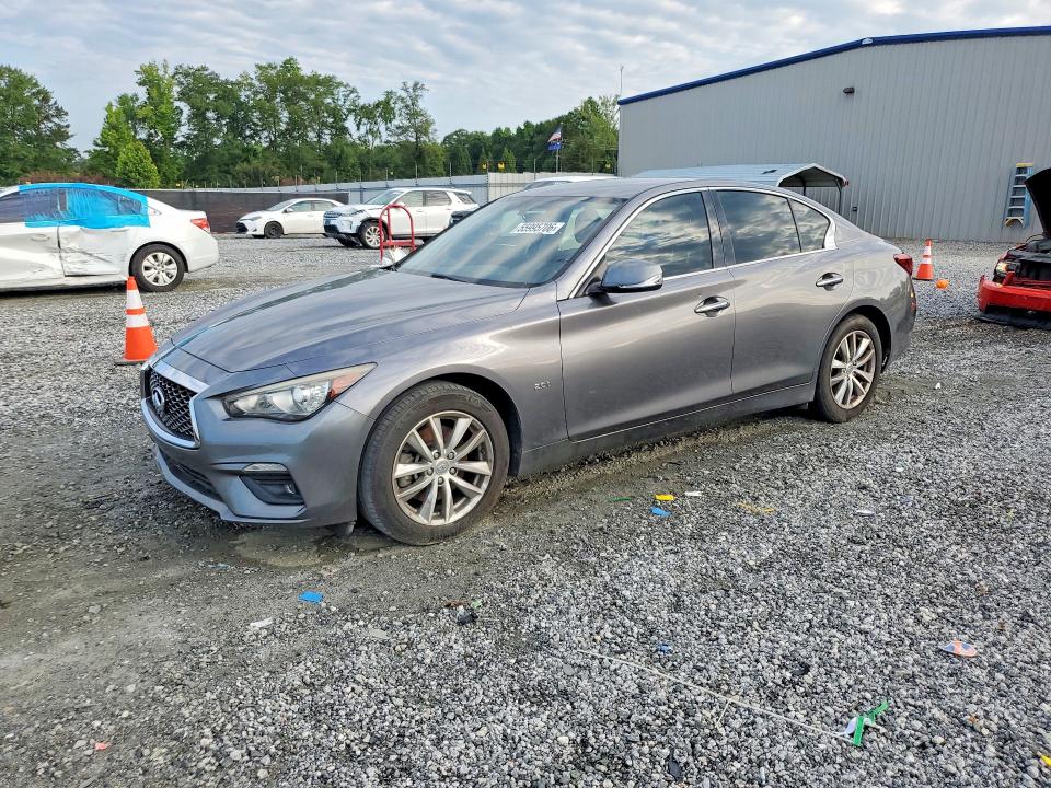 2018 Infiniti Q50 VIN JN1CV7AP8JM241420 COPART salvage auction — MECHANICAL, Sc - Certificate Of Title, sold $2,550 on 2026-07-06 (photo 1)
