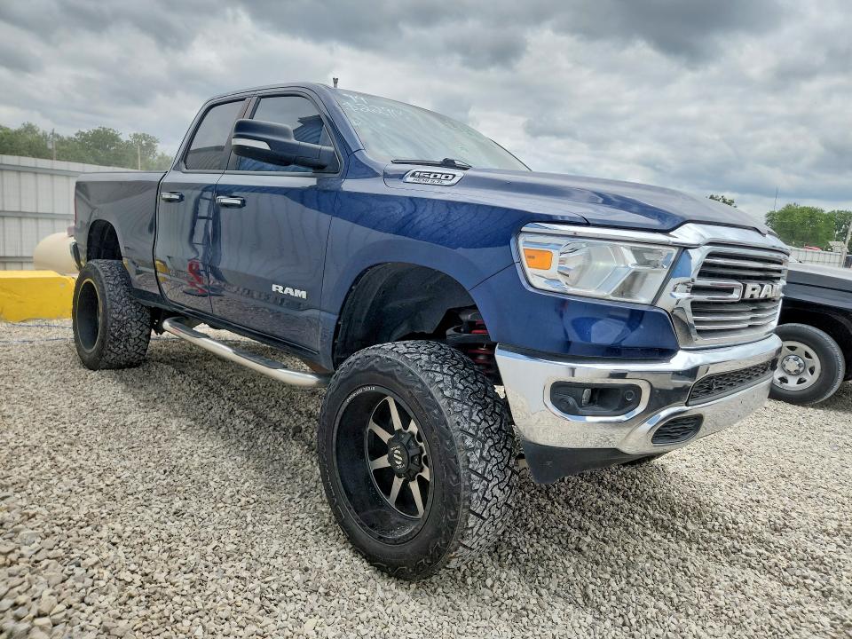 2019 Ram 1500 VIN 1C6SRFBT8KN916110 COPART salvage auction — HAIL, Mo - Salvage Certificate Of Title, sold $7,300 on 2026-07-27 (photo 4)