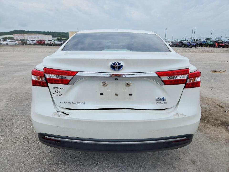 2013 Toyota Avalon hybrid VIN 4T1BD1EB3DU014966 COPART salvage auction — REAR END, Ok - Cert Of Title-Salvage, sold $4,150 on 2026-07-08 (photo 6)