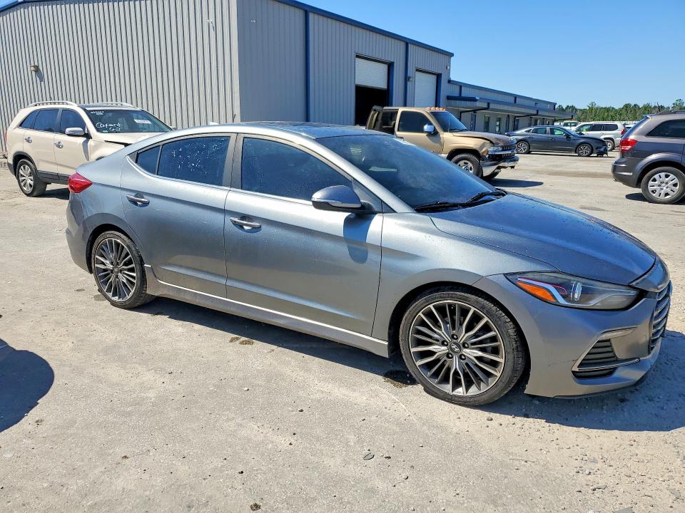 2017 Hyundai Elantra VIN KMHD04LB3HU330219 COPART salvage auction — SIDE, Sc - Cert Of Title-Salvage, sold $3,100 on 2026-07-15 (photo 4)