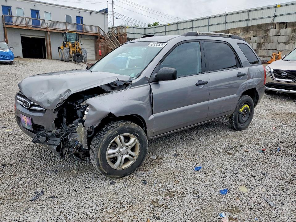 2008 Kia Sportage VIN KNDJE723487538502 COPART salvage auction — FRONT END, Oh - Cert Of Title-Salvage, sold $275 on 2026-07-31 (photo 1)