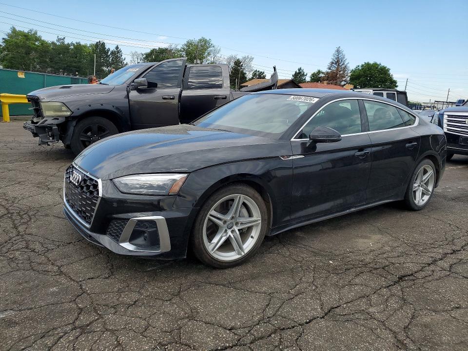 2021 Audi VIN WAUDACF57MA003686 COPART salvage auction — SIDE, CO - PUBLIC - SALVAGE TITLE (P), sold $8,800 on 2026-07-28 (photo 1)