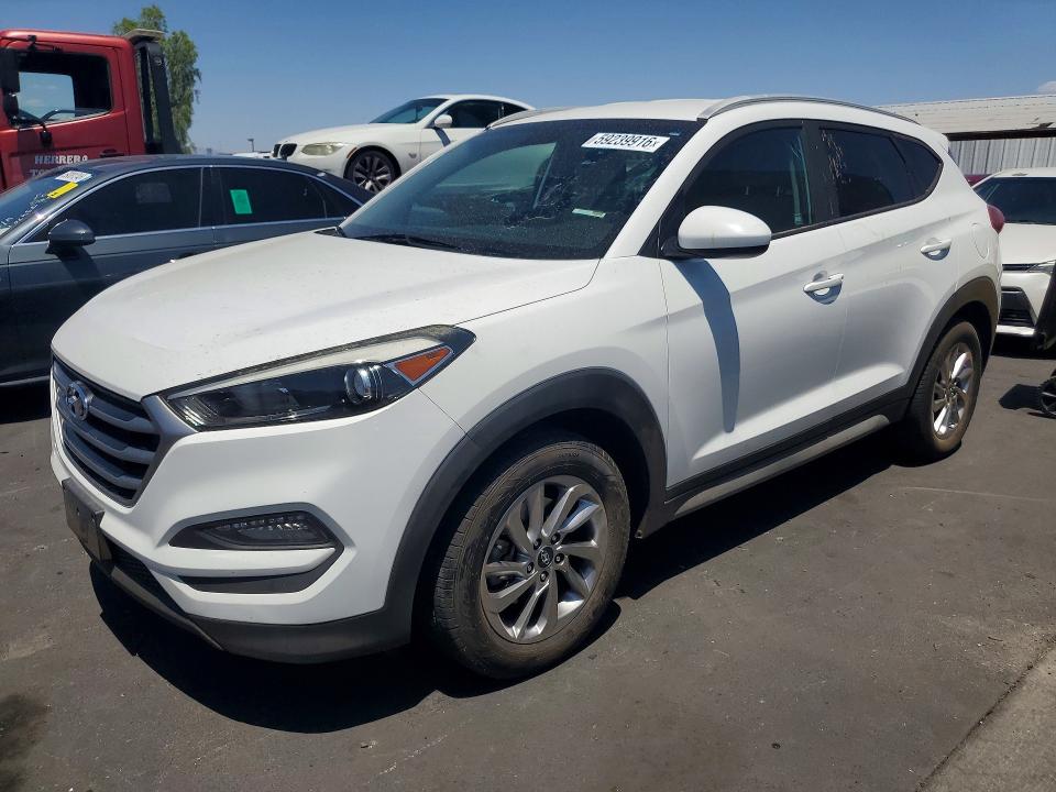 2018 Hyundai Tucson VIN KM8J33A41JU708293 COPART salvage auction — MECHANICAL, NV - CERTIFICATE OF TITLE, sold $2,050 on 2026-07-22 (photo 1)