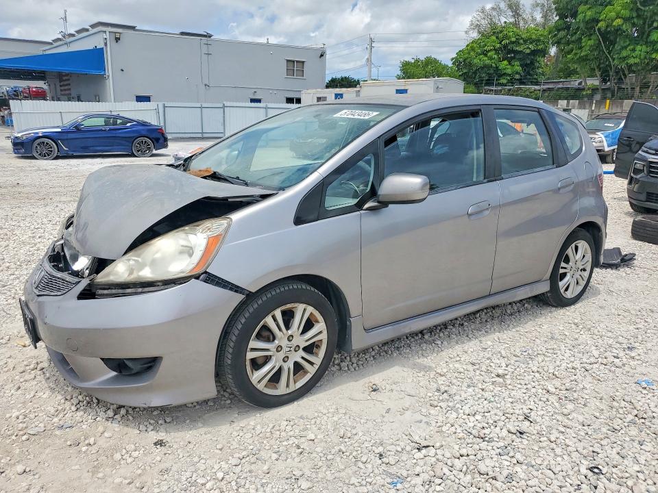 2010 Honda Fit VIN JHMGE8H69AS018914 COPART salvage auction — FRONT END, Fl - Cert Of Title Slvg Rebuildable, sold $1,050 on 2026-07-24 (photo 1)
