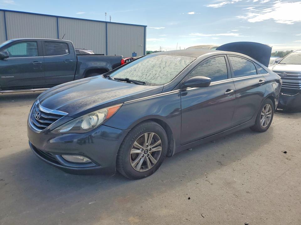 2013 Hyundai Sonata VIN 5NPEB4ACXDH625756 COPART salvage auction — REAR END, Fl - Cert Of Title Slvg Rebuildable, sold $350 on 2026-07-20 (photo 1)