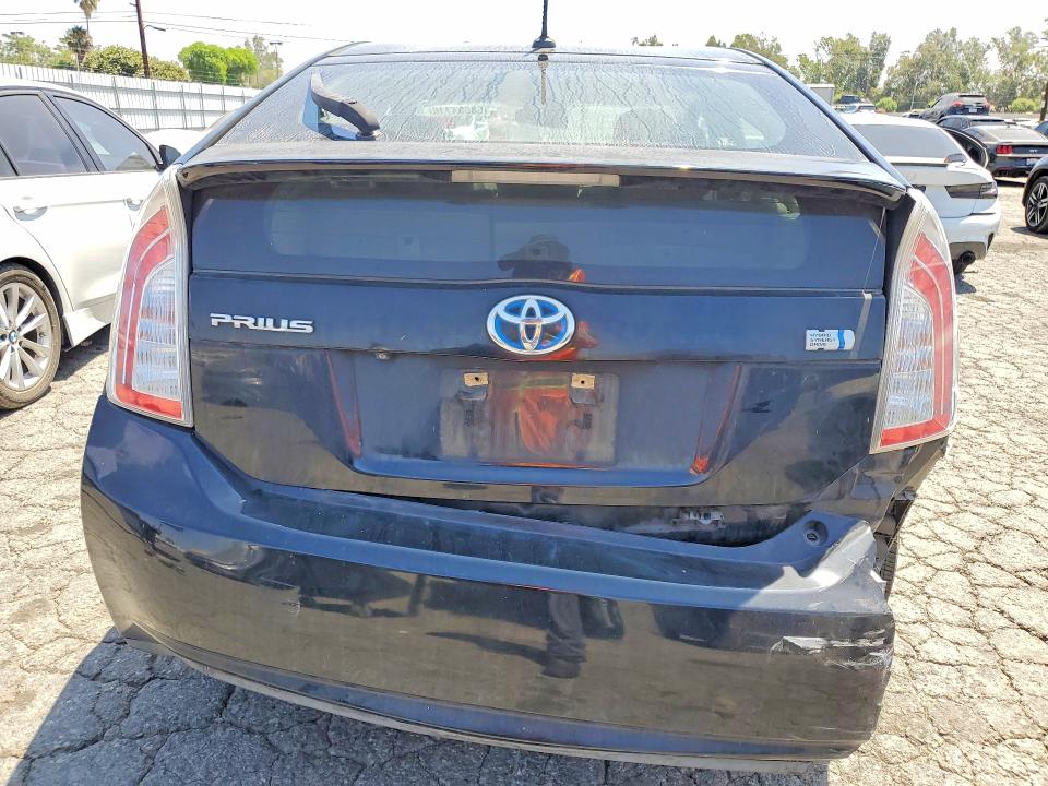 2014 Toyota Prius VIN JTDKN3DU9E1778193 COPART salvage auction — REAR END, CA - SALVAGE CERTIFICATE, sold $1,200 on 2026-07-20 (photo 6)