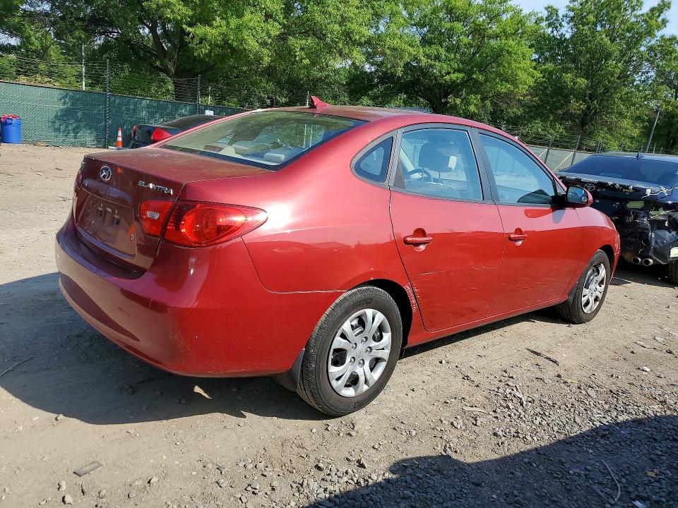 2009 Hyundai Elantra VIN KMHDU46D79U756756 COPART salvage auction — REAR END, Md - Certificate Of Title, sold $1,050 on 2026-07-07 (photo 3)