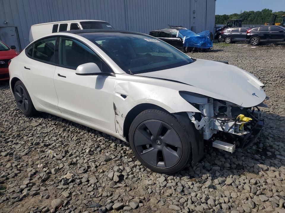 2023 Tesla Model 3 VIN 5YJ3E1EA7PF478983 COPART salvage auction — FRONT END, Nj - Cert Of Title-Salvage, sold $7,700 on 2026-07-22 (photo 4)