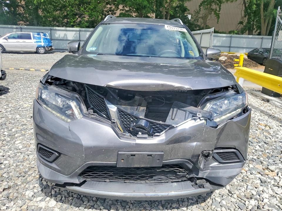 2016 Nissan Rogue VIN KNMAT2MV5GP723857 COPART salvage auction — FRONT END, Ma - Cert Of Title-Reconstrctd Coll, sold $525 on 2026-07-15 (photo 5)