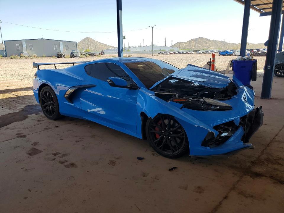 2025 Chevrolet Corvette VIN 1G1YC2D42S5112879 COPART salvage auction — FRONT END, Az - Cert Of Title - Salvage, sold $29,250 on 2026-08-25 (photo 4)