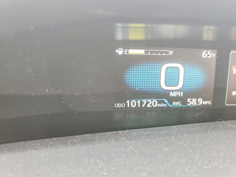2021 Toyota Prius VIN JTDKAMFP8M3165185 COPART salvage auction — FRONT END, Ca - Salvage Certificate, sold $6,600 on 2026-07-13 (photo 9)