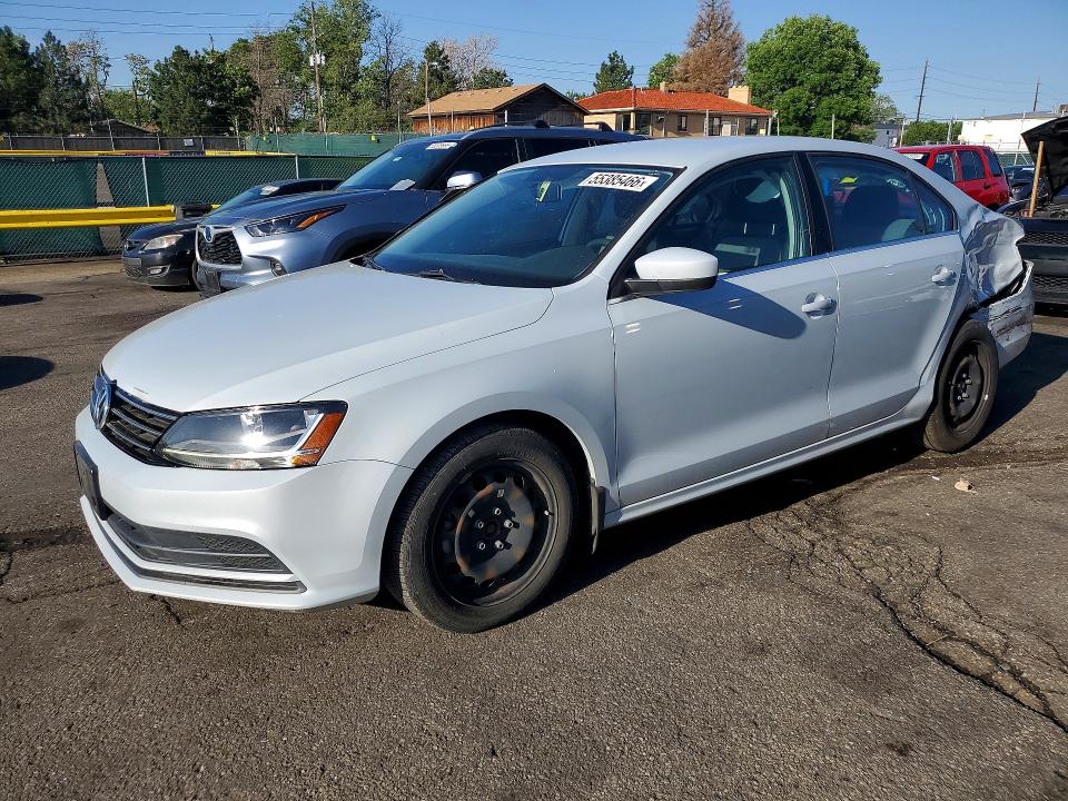 2017 Volkswagen Jetta VIN 3VW2B7AJ5HM293421 COPART salvage auction — REAR END, Co - Public - Salvage Title, sold $1,800 on 2026-07-09 (photo 1)