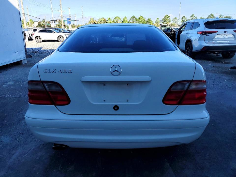 1999 Mercedes-benz Clk-class VIN WDBLJ70G4XF100267 COPART salvage auction — FRONT END, FL - CERT OF TITLE SLVG REBUILDABLE, sold $275 on 2026-07-17 (photo 6)