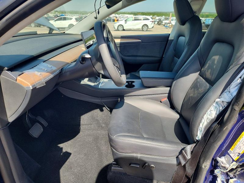 2023 Tesla Model y VIN 7SAYGDEEXPA064469 COPART salvage auction — SIDE, TX - SALVAGE VEHICLE TITLE (P), sold $5,900 on 2026-07-16 (photo 7)