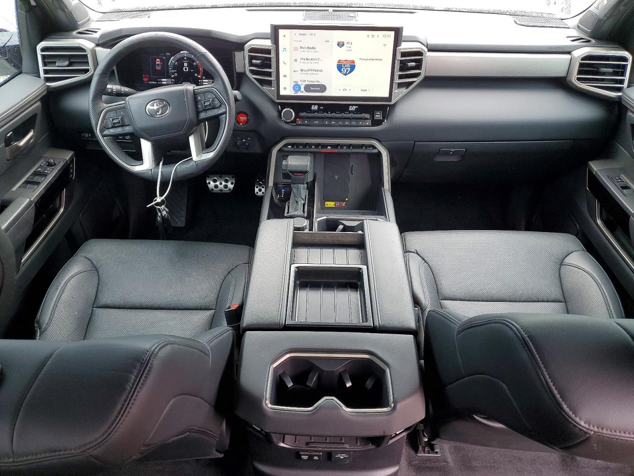 2025 Toyota Tundra VIN 5TFWA5DB1SX294261 COPART salvage auction — Hail, ID - SALVAGE CERTIFICATE OF TITLE, sold $33,500 on 2026-06-29 (photo 8)