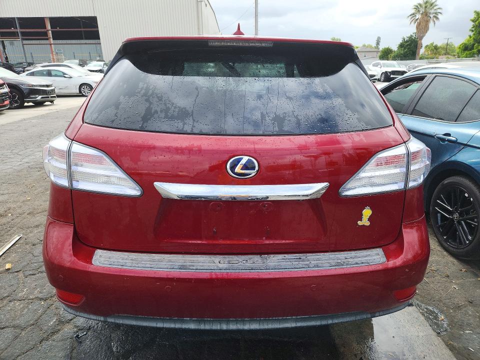 2010 Lexus Rx 450h VIN JTJZB1BA9A2003432 COPART salvage auction — SIDE, CA - CERTIFICATE OF TITLE, sold $1,150 on 2026-07-28 (photo 6)