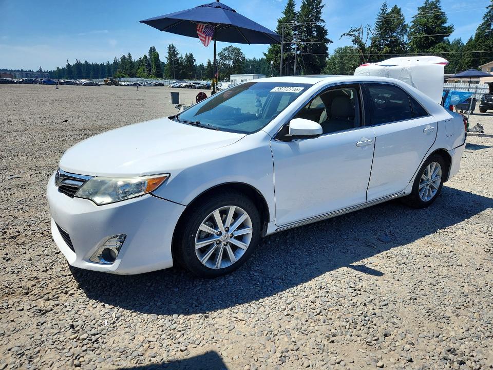 2012 Toyota Camry VIN 4T1BK1FK5CU518521 COPART salvage auction — REAR END, Wa - Bill Of Sale, sold $2,600 on 2026-07-02 (photo 1)