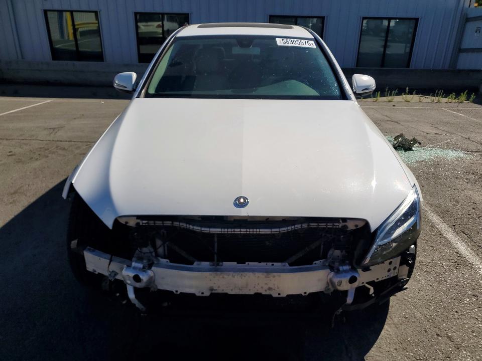 2020 Mercedes-benz C-klasse VIN 55SWF8DB1LU324159 COPART salvage auction — FRONT END, Salvage Title, sold $275 on 2026-07-24 (photo 5)