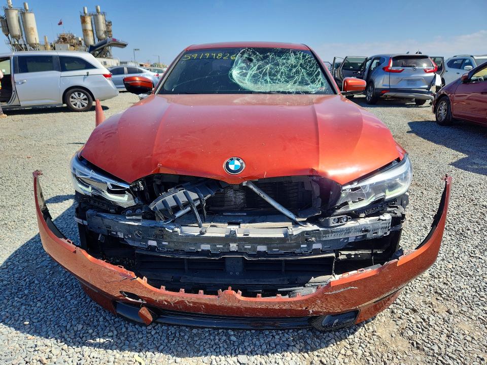 2021 BMW 3er VIN 3MW5R7J01M8B77667 COPART salvage auction — FRONT END, CA - SALVAGE CERTIFICATE, sold $10,000 on 2026-07-31 (photo 5)