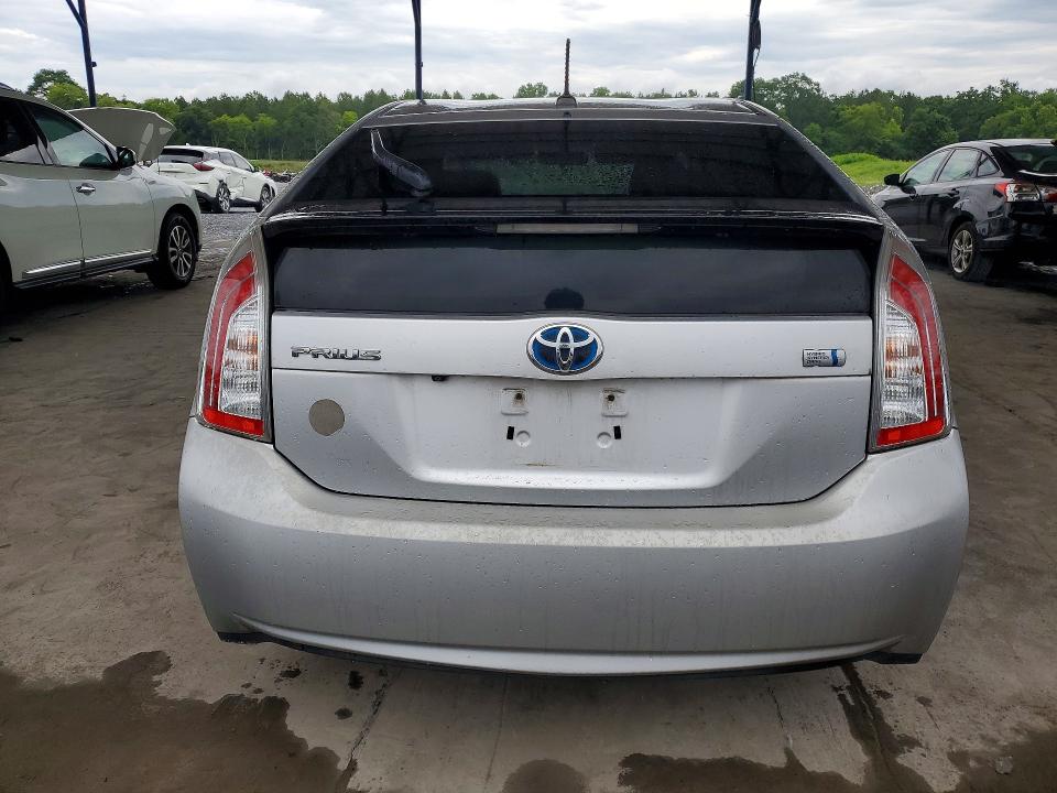 2012 Toyota Prius VIN JTDKN3DU8C5493295 COPART salvage auction — FRONT END, Mt - Certificate Of Title, sold $2,200 on 2026-07-30 (photo 6)