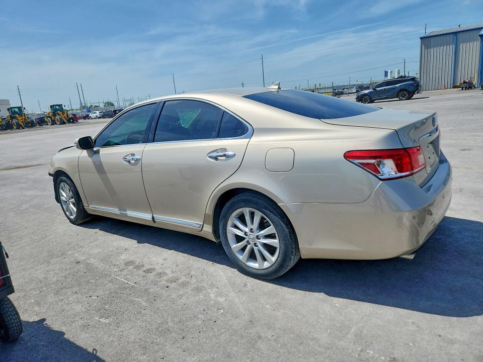 2012 Lexus ES VIN JTHBK1EG1C2499400 COPART salvage auction — FRONT END, Ok - Cert Of Title-Salvage, sold $800 on 2026-07-17 (photo 2)