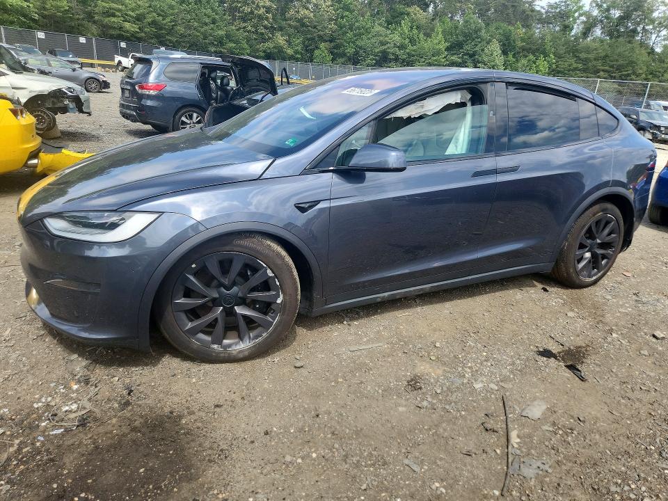 2023 Tesla Model x VIN 7SAXCAE58PF389713 COPART salvage auction — FRONT END, Va - Cert Of Title - Salvage, sold $18,000 on 2026-07-21 (photo 1)