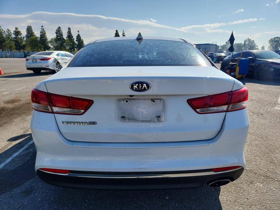 2016 Kia VIN 5XXGT4L30GG055401 COPART salvage auction — FRONT END, Ca - Salvage Certificate, sold $1,250 on 2026-07-28 (photo 6)